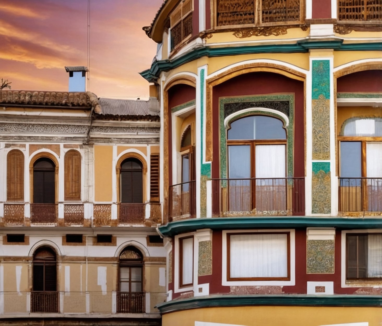 Ambiente pintado con distinción
